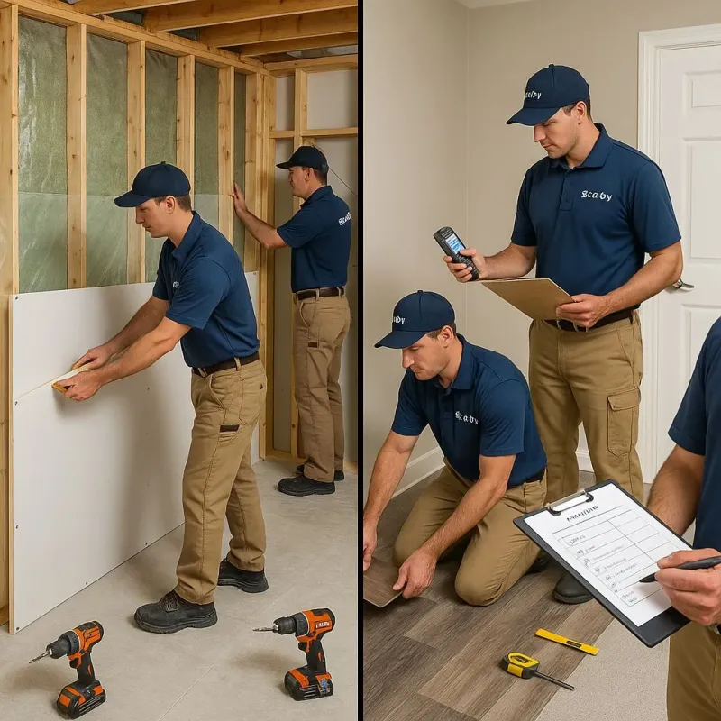 Repairs and Reconstruction process in Ossipee, NH